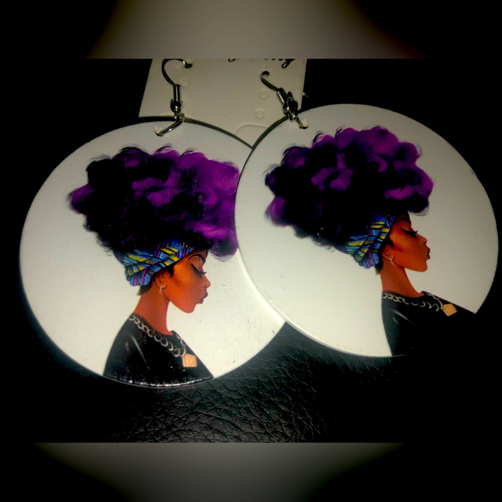 Wooden earrings